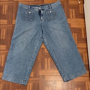 Talbots Light Blue Denim Cropped Jeans